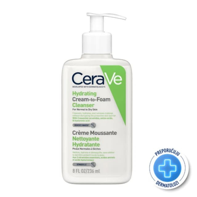 CeraVe Hidratantna kremasto-penasta emulzija za čišćenje 236ml