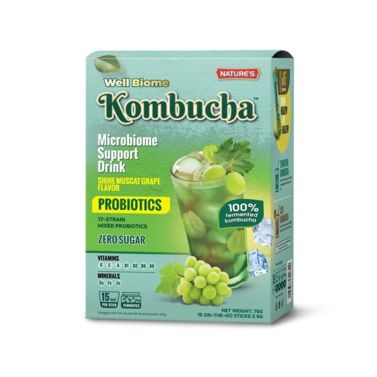 Well Biome Kombuha - muskat grožđe - 15 kesica