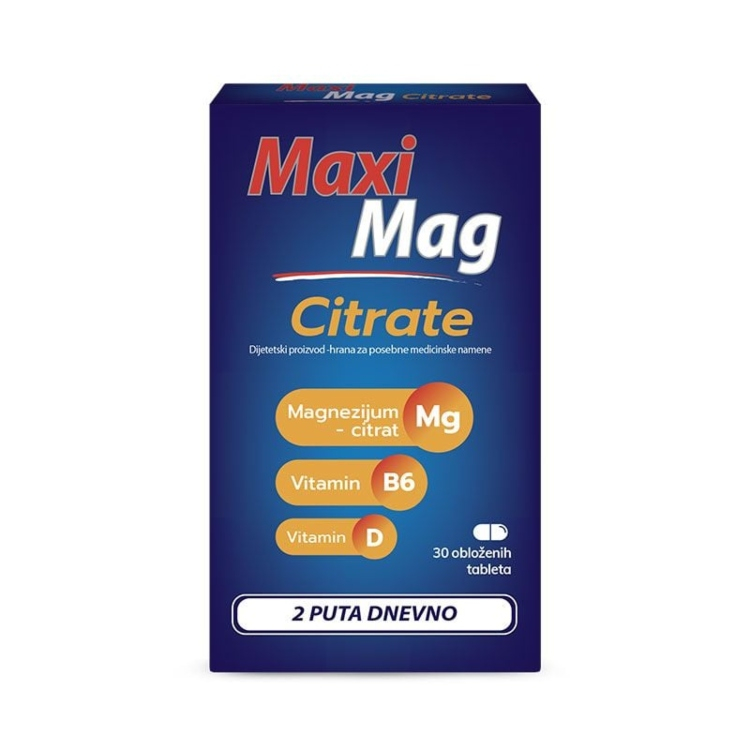 Maxi Mag Citrate 30 tableta