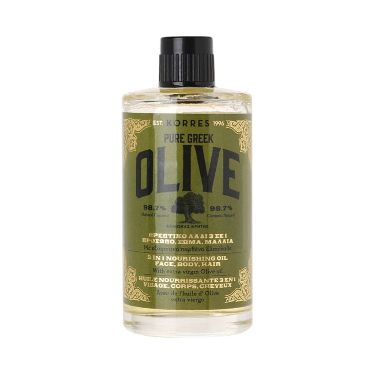 Korres Pure Greek Olive Oil - 3u1 hranljivo ulje za lice, telo i kosu, 100ml