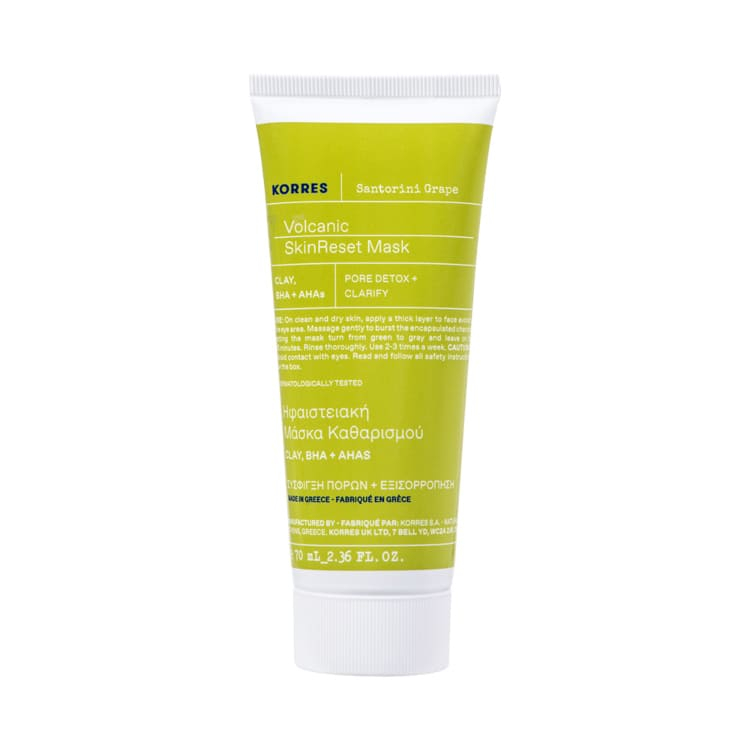 Korres Santorini Grape - Vulkanska maska za lice, 70ml