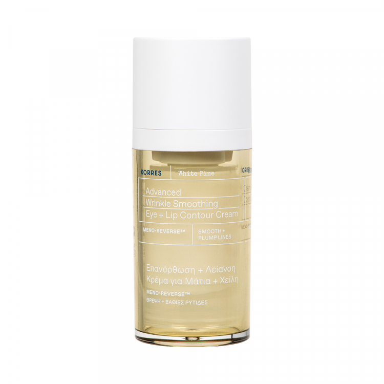 Korres White Pine - Krema za zonu oko očiju i usana, 15ml