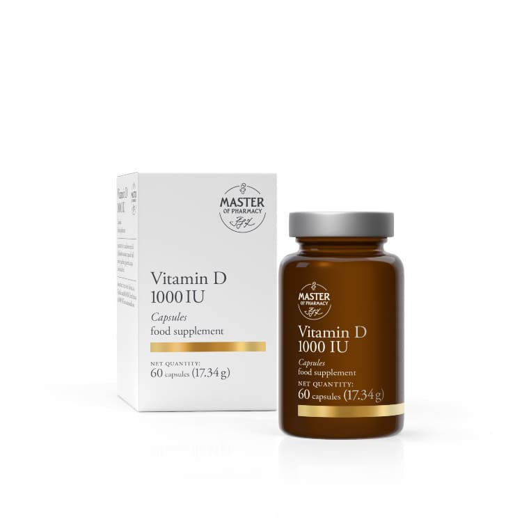 Master of Pharmacy vitamin D 1000IU 60 kapsula