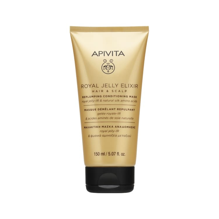 Apivita Royal Jelly Elixir revitalizujuća maska za volumen i mekoću kose 150ml
