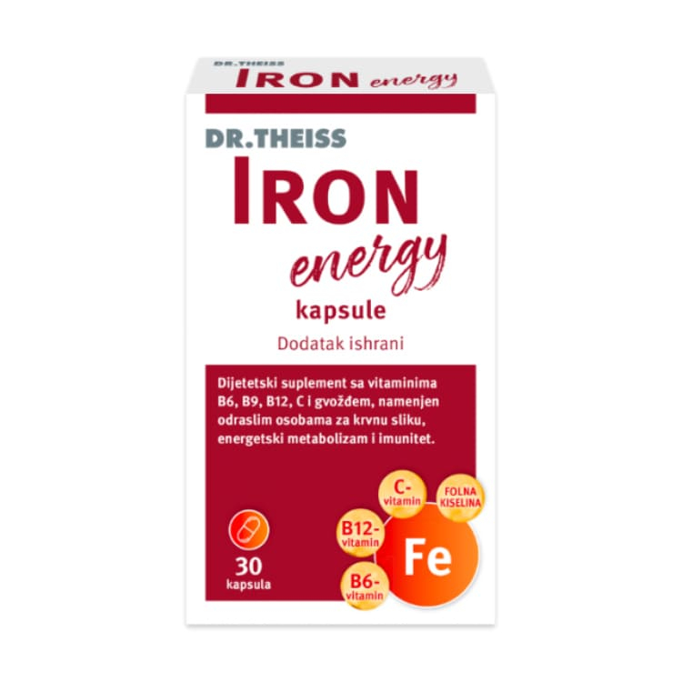 Dr. Theiss Iron Energy 30 kapsula