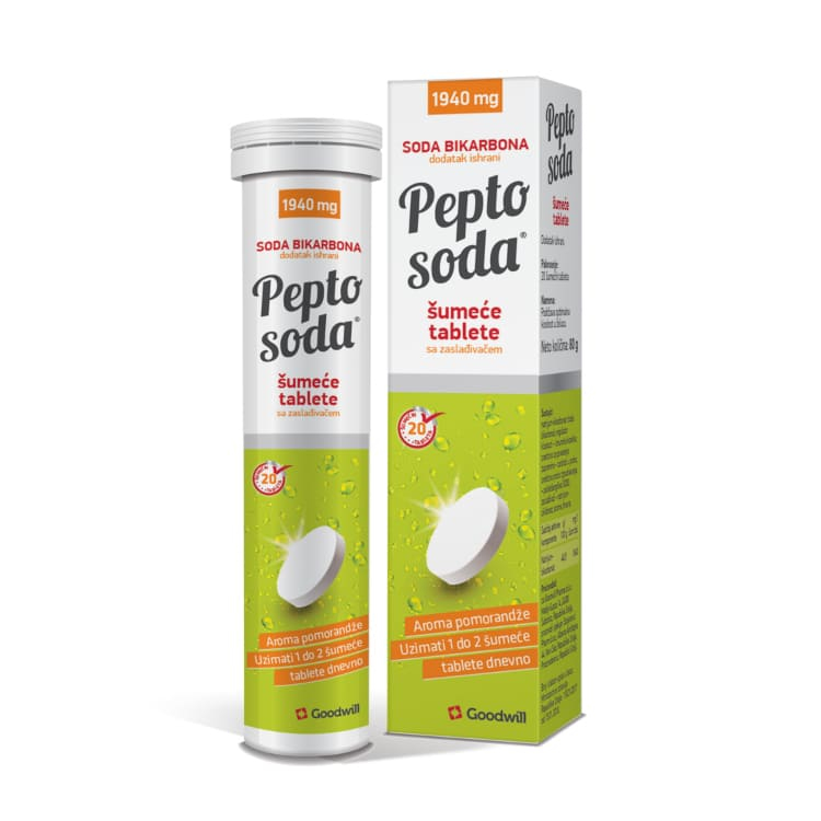 Pepto Soda Pomorandža 20 šumećih tableta