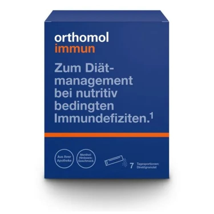 Orthomol Immun Direkt granule - mentol/malina 7 doza
