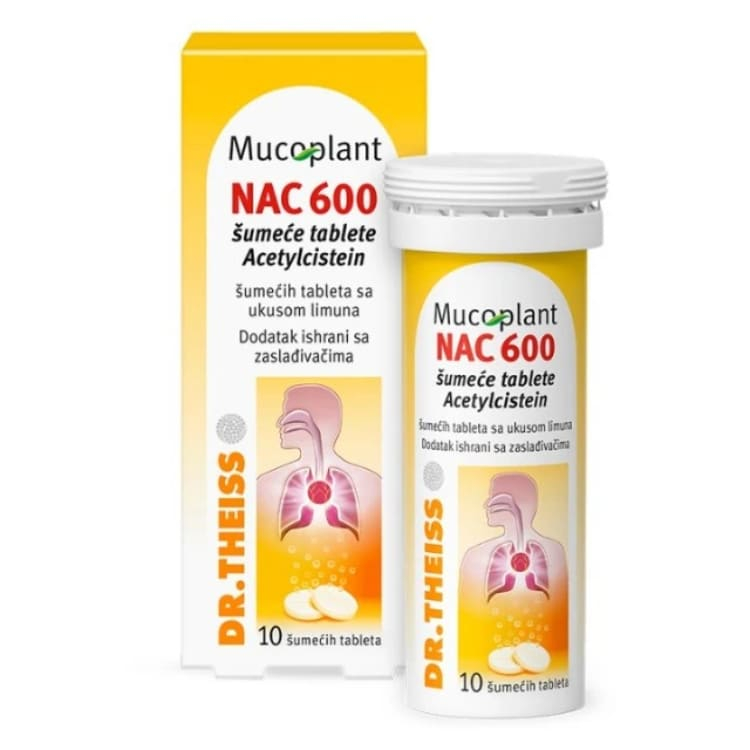 Mucoplant NAC 10 šumećih tableta