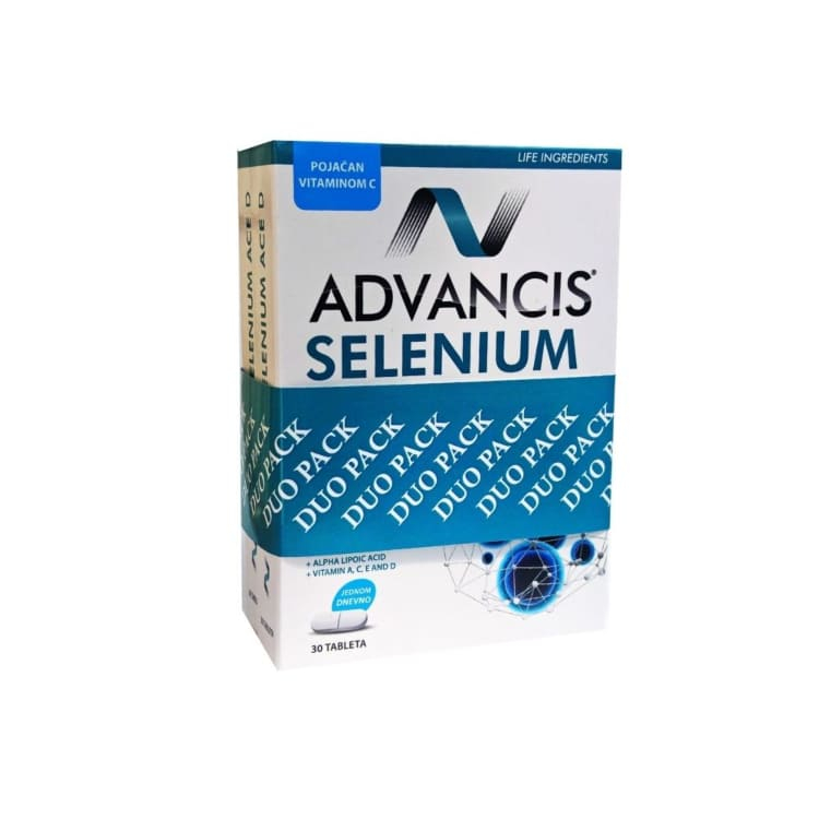 Advancis Selenium ACE D 30 tableta duo pakovanje