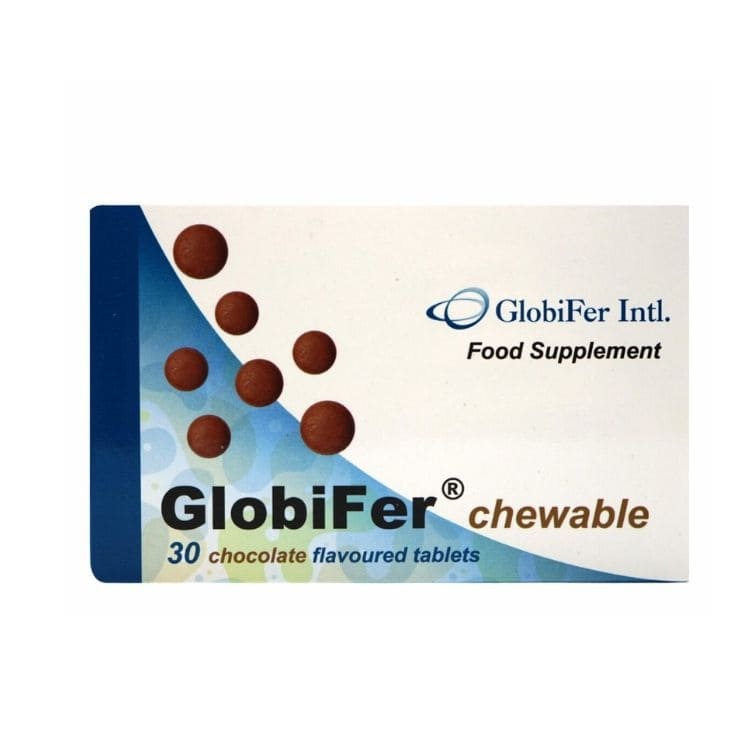Globifer Chewable 30 čoko tableta za žvakanje