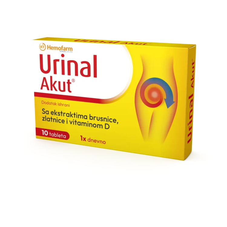 Urinal Akut 10 tableta