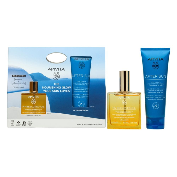 Apivita My Beeloved ulje 100ml + gel-krema posle sunčanja 100ml