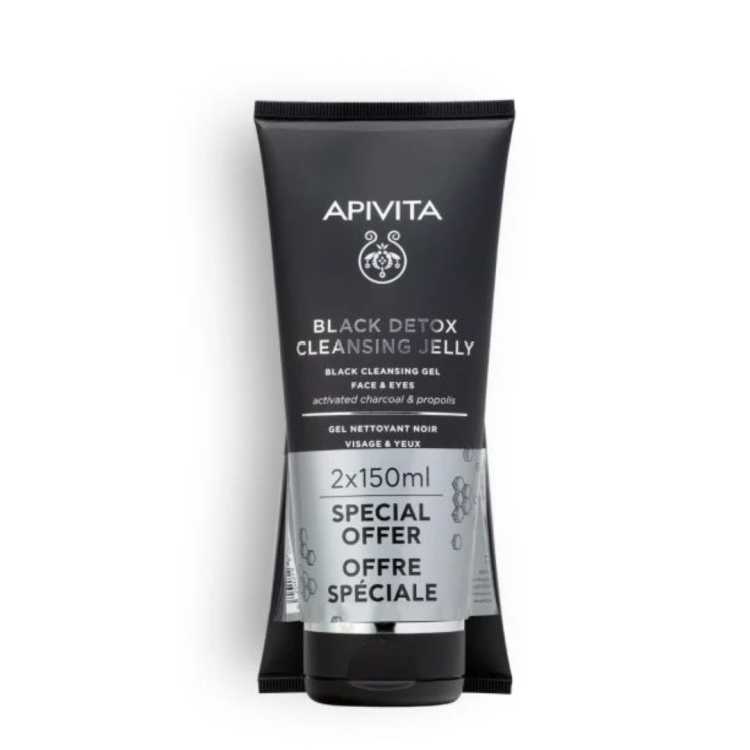 Apivita crni detox gel 2x150ml