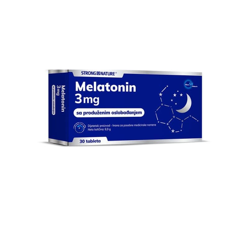 Strong Nature Melatonin 3mg 30 tableta