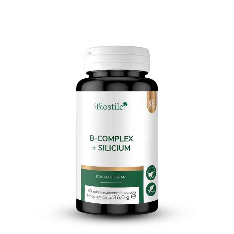 Biostile B-Complex + silicijum 60 kapsula