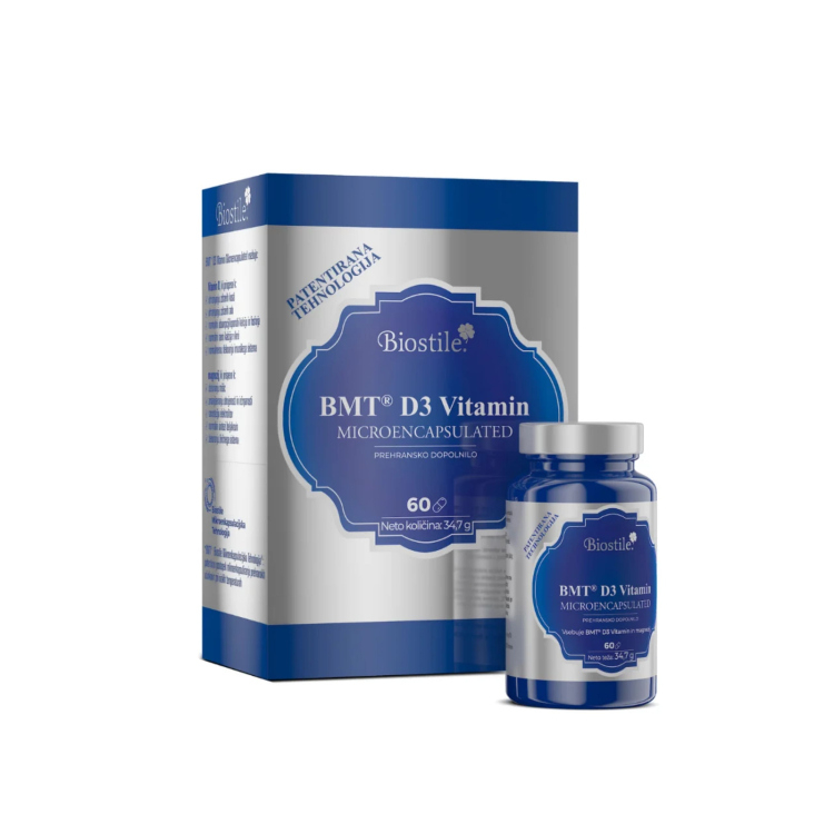 Biostile BMT Vitamin D3 60 kapsula