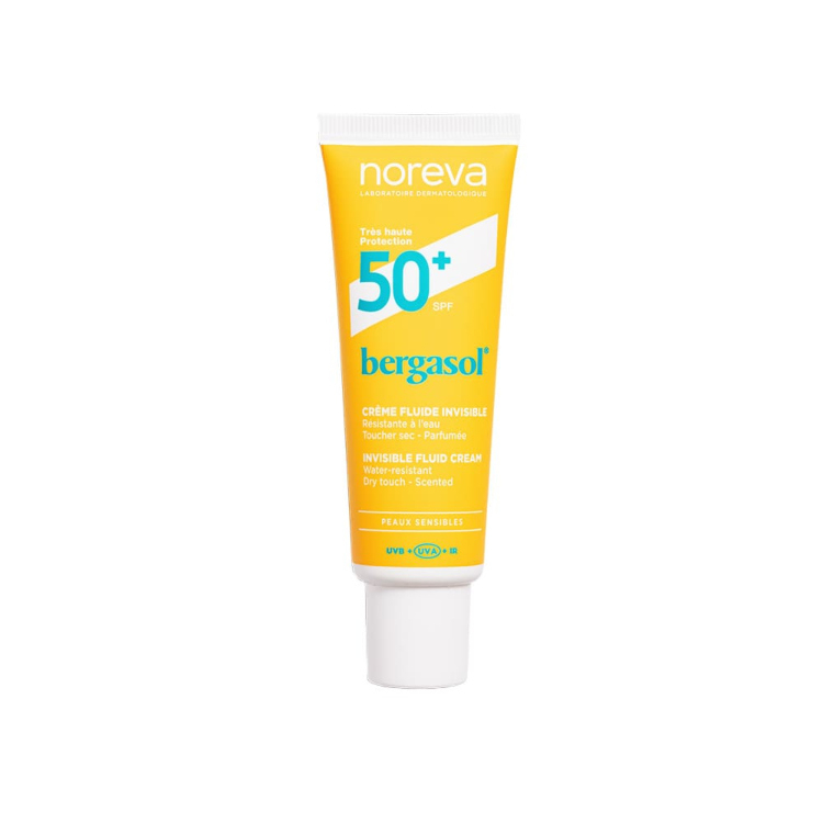 Noreva Bergasol Nevidljivi krem-fluid SPF50+ 50ml