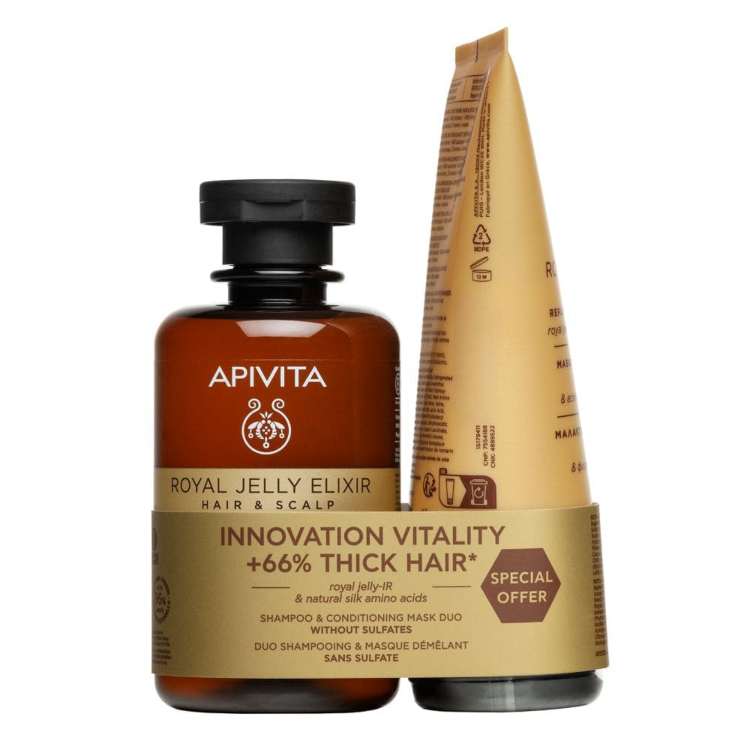 Apivita Royal Jelly Elixir šampon 250ml + maska 150ml