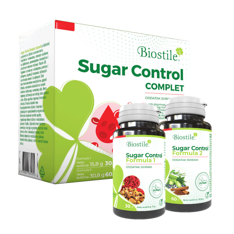 Biostile Sugar Control Complet 30+60 kapsula