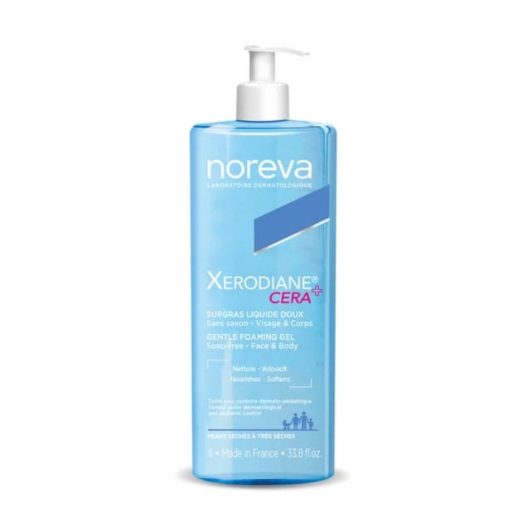 Noreva Xerodiane Cera+ blagi penasti gel za lice i telo 1l