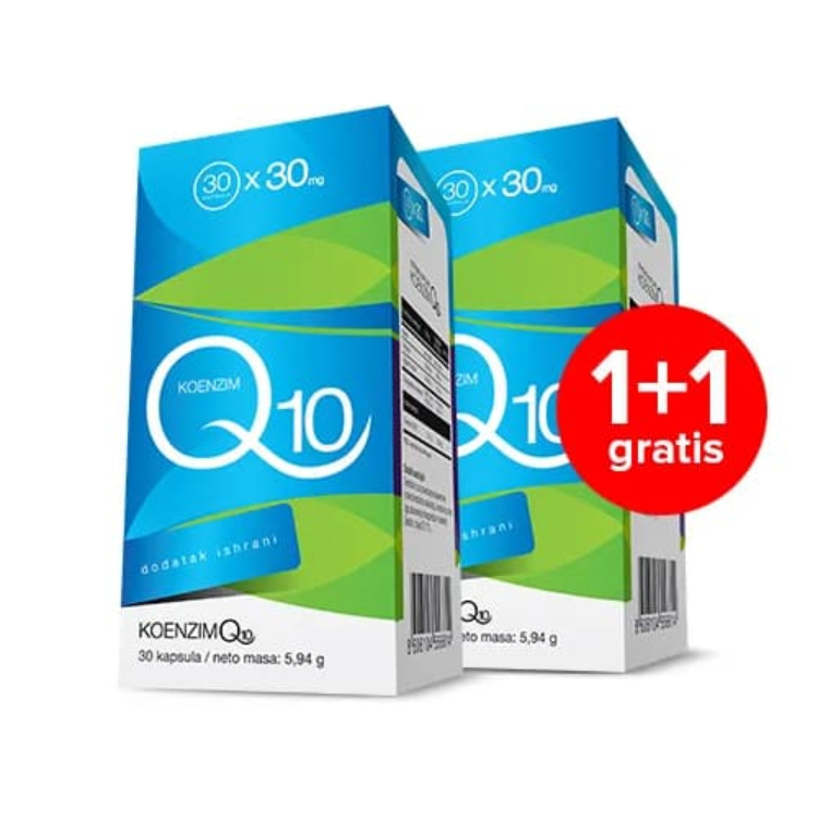 Strong Nature koenzim Q10 30mg 30 kapsula 1+1 gratis