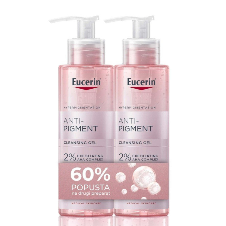 Eucerin Anti Pigment gel za čišćenje 200ml duopak