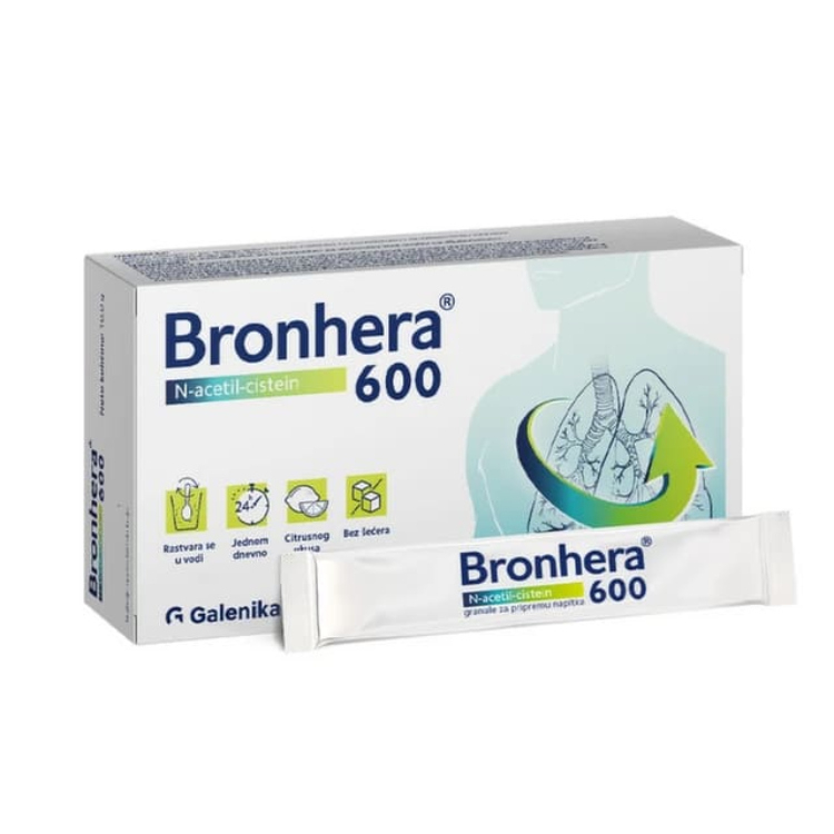 Bronhera 600 granule 5 kesica