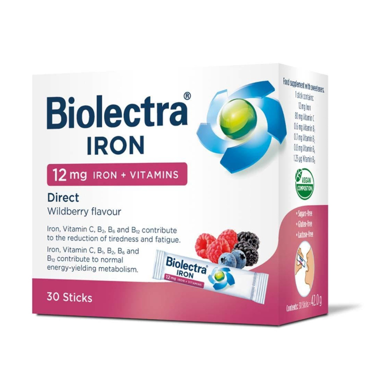 Biolectra gvožđe 30 direkt kesica