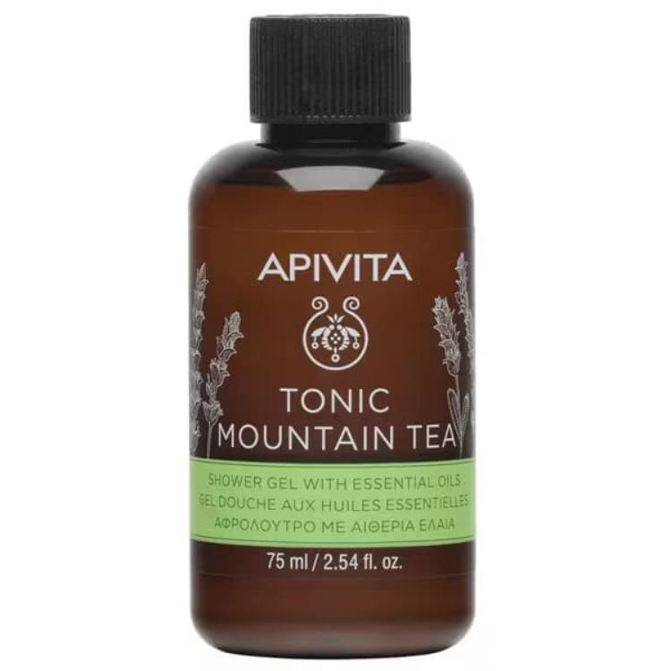 Apivita gel za tuširanje planinski čaj 75ml