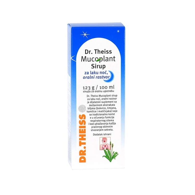 Dr. Theiss Mucoplant sirup za laku noć 100ml