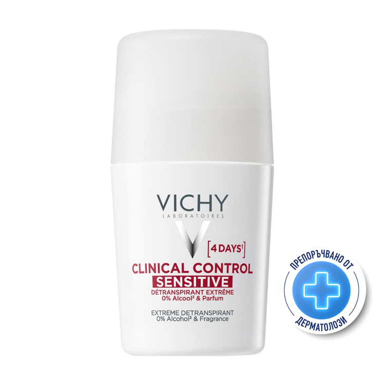 Vichy Clinical Control Sensitive 96h roll-on 50ml