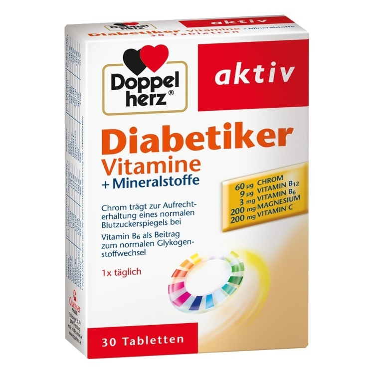 Doppelherz Aktiv vitamini i minerali za dijabetičare 30 tableta
