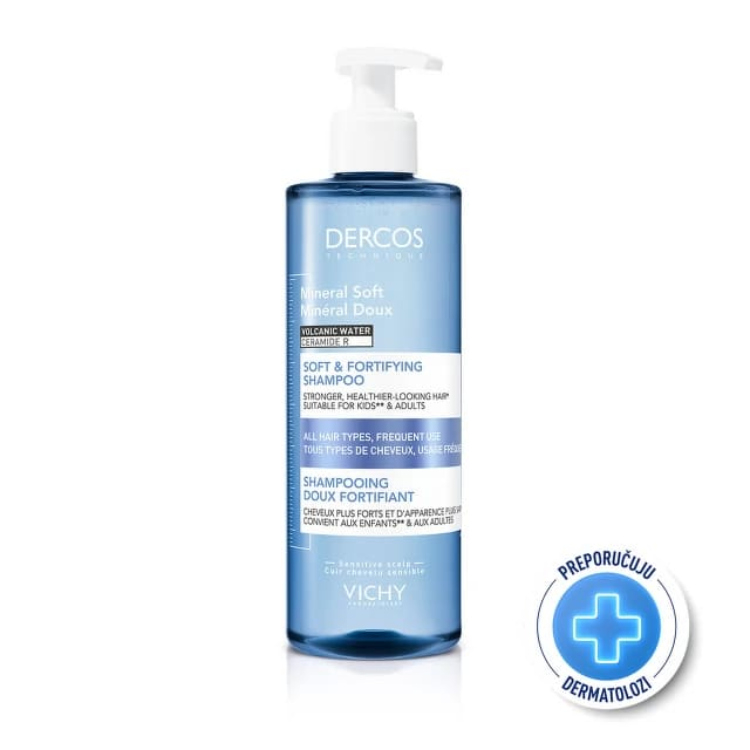 Vichy Dercos Mineral Soft blagi šampon 400ml