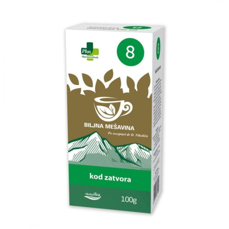 Plus čaj br. 8 kod zatvora 100g