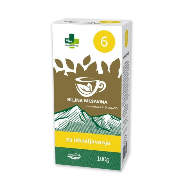 Plus čaj br. 6 za iskašljavanje 100g