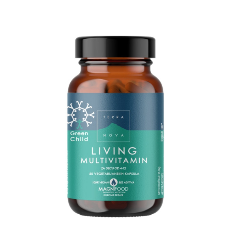 Terranova Green Child Living multivitamin za decu 50 kapsula