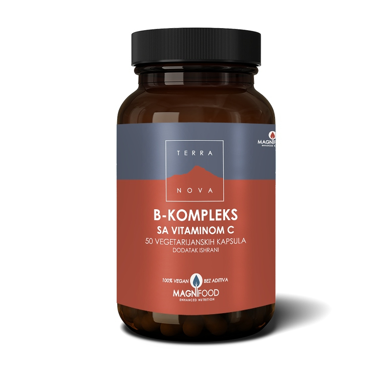 Terranova B-kompleks sa vitaminom C 50 kapsula