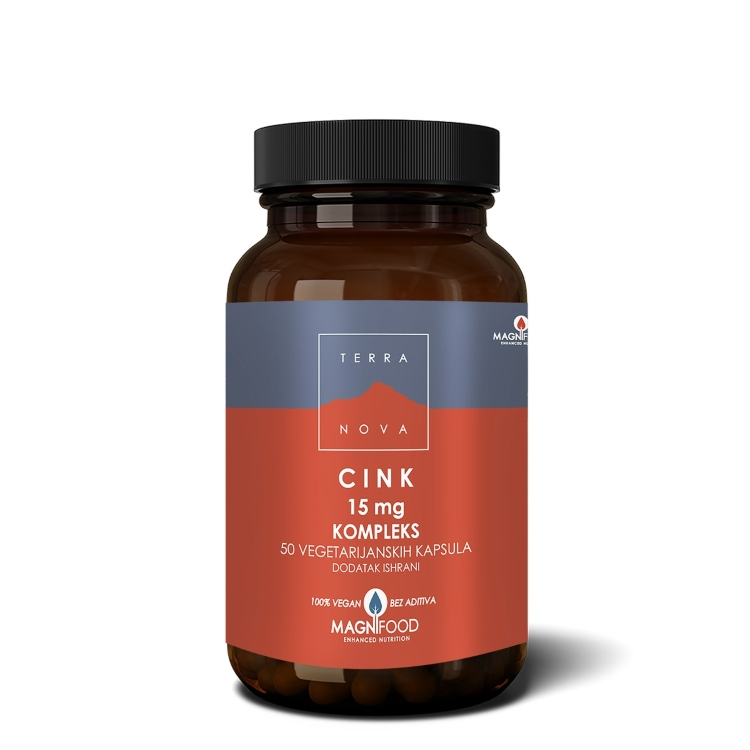 Terranova cink 15mg kompleks 50 kapsula