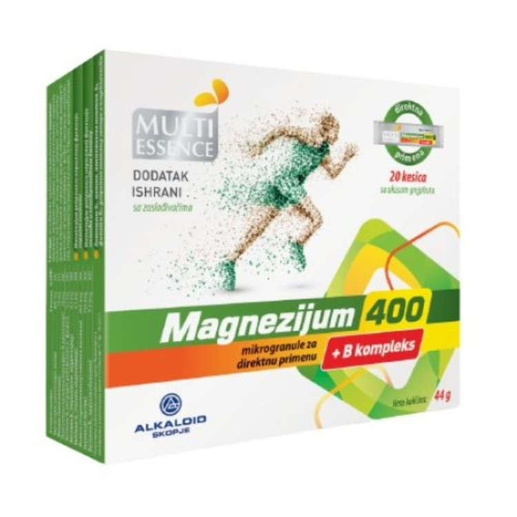 Alkaloid Magnezijum 400 + B kompleks 20 kesica