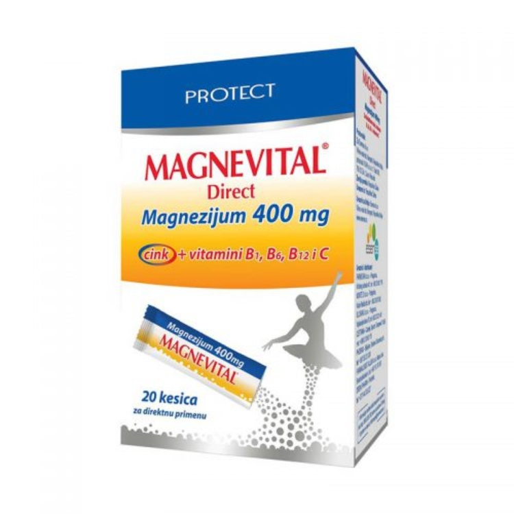 Magnevital Direkt 400mg 20 kesica