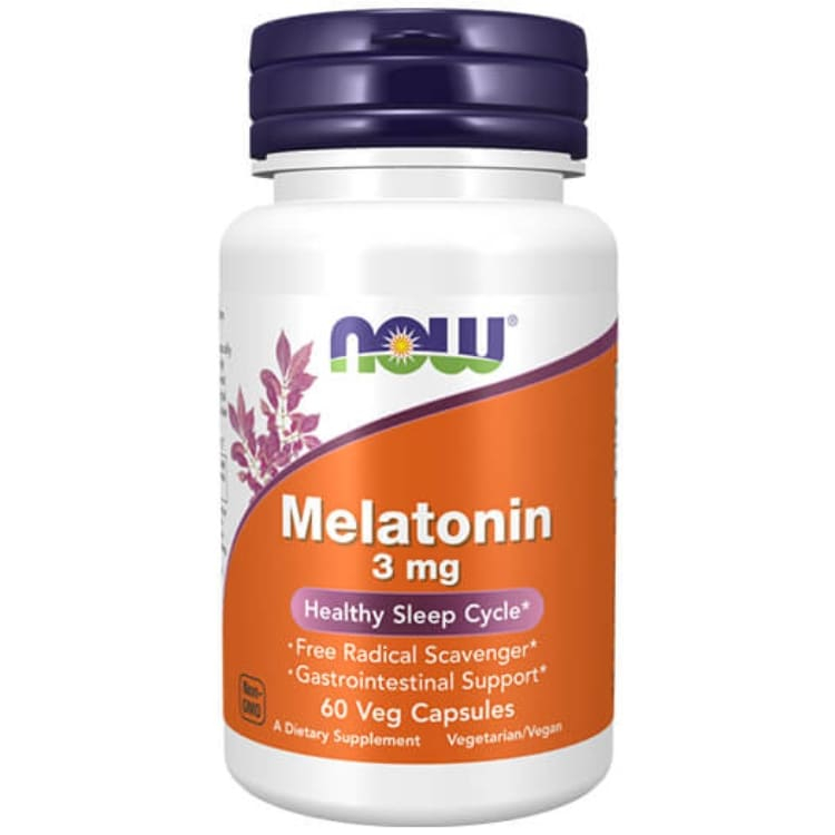 Now Melatonin 3mg 60 kapsula