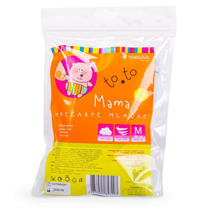 To To Mama mrežaste gaćice S/M 5 kom