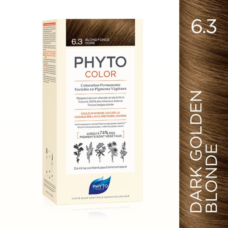 PhytoColor farba za kosu 6.3 tamno zlatno plava