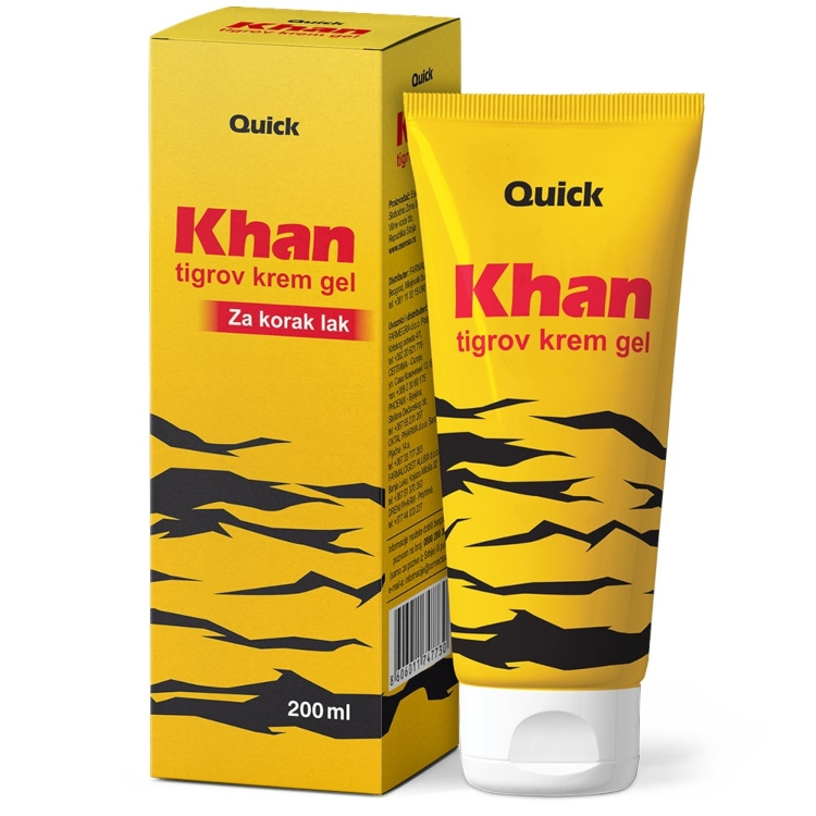 Khan antireumatski tigrov krem gel 200ml