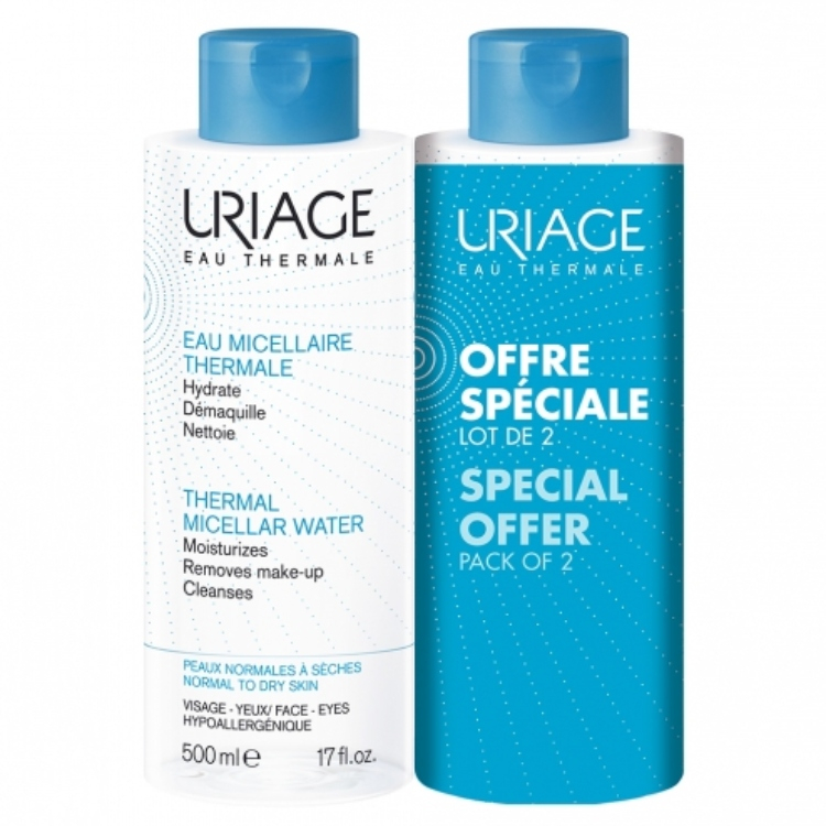 Uriage Micelarna Voda Plava 500ml + 500ml