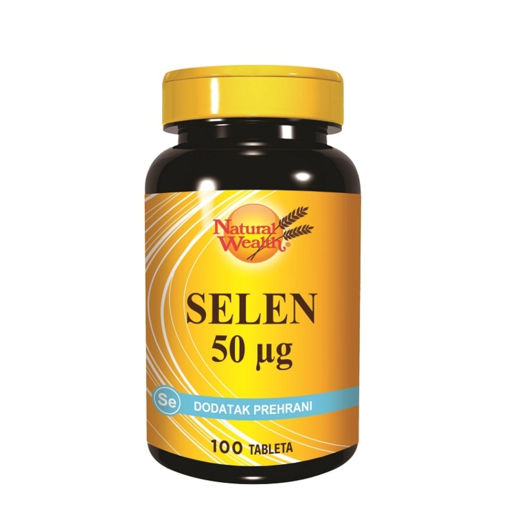 Natural Wealth Selen 50mcg 100 tableta