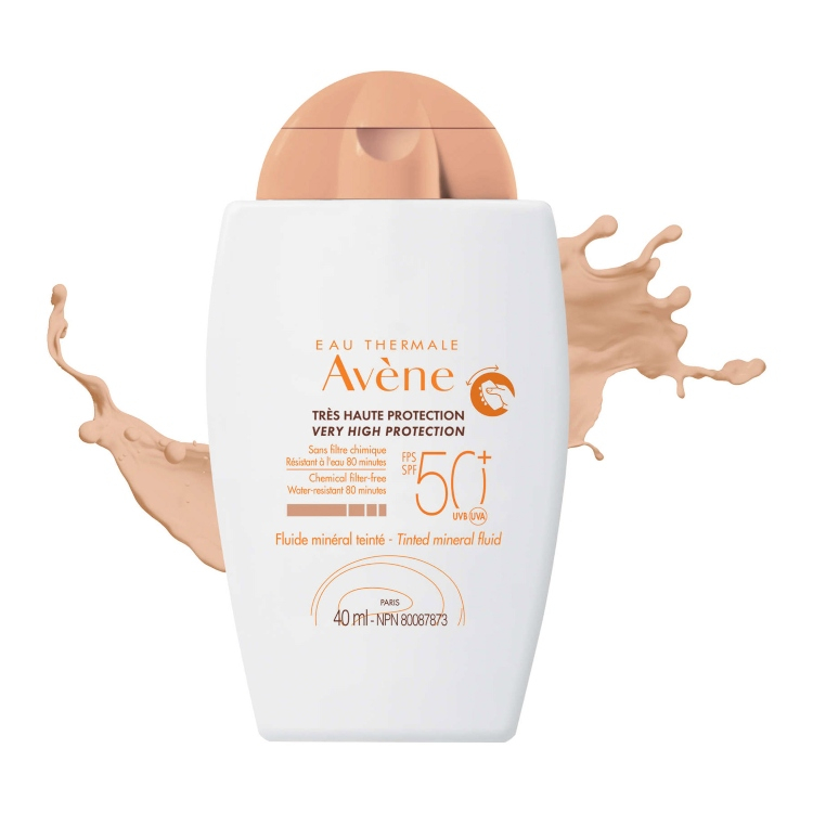 Avene Sun tonirani mineralni fluid SPF50+ 40ml