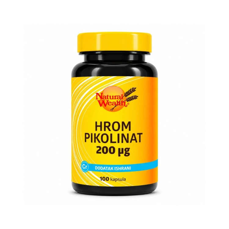 Natural Wealth Hrom pikolinat 200mcg 100 kapsula