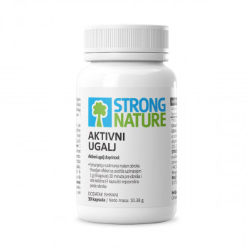 STRONG NATURE AKTIVNI UGALJ 30 kapsula