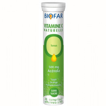 BIOFAR-VITCAMIN C-500 mg NATURALE 20 šumećih tableta